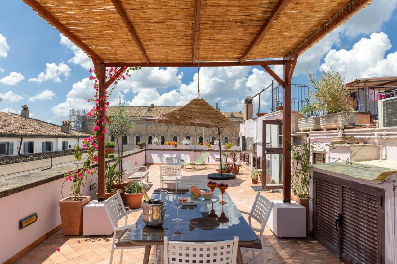 로마 Iflat Penthouse In Campo De' Fiori 아파트 외부 사진