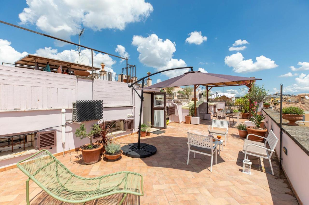 로마 Iflat Penthouse In Campo De' Fiori 아파트 외부 사진