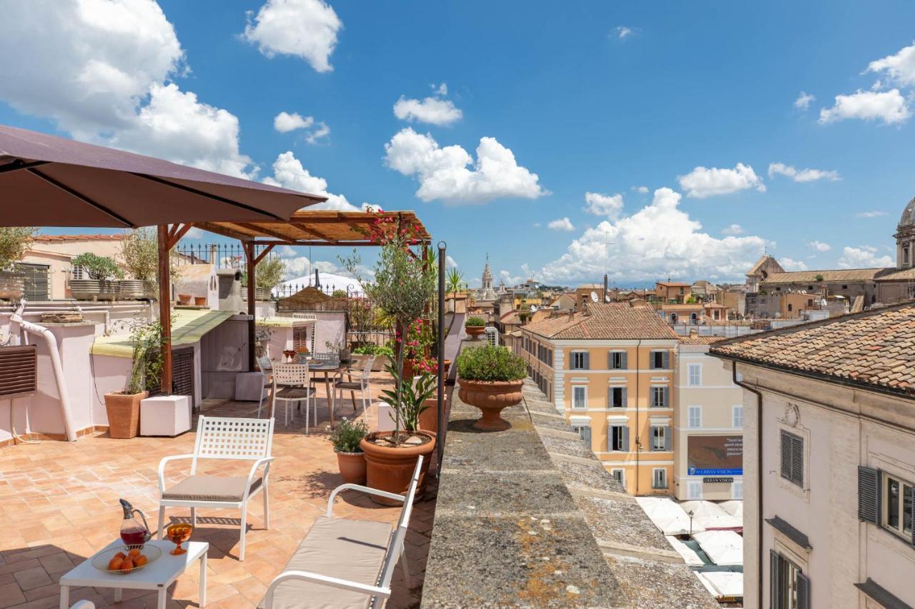 로마 Iflat Penthouse In Campo De' Fiori 아파트 외부 사진