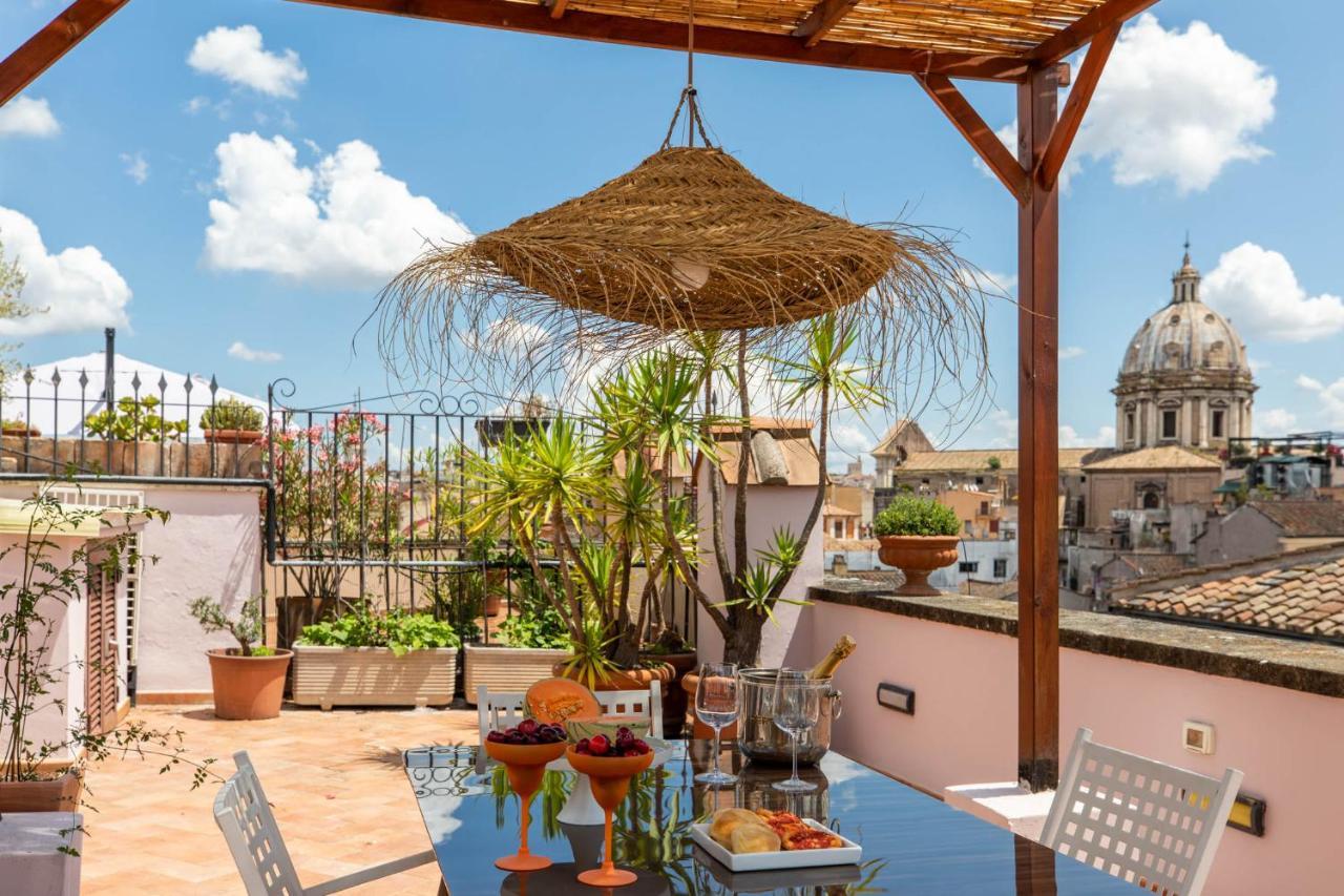 로마 Iflat Penthouse In Campo De' Fiori 아파트 외부 사진